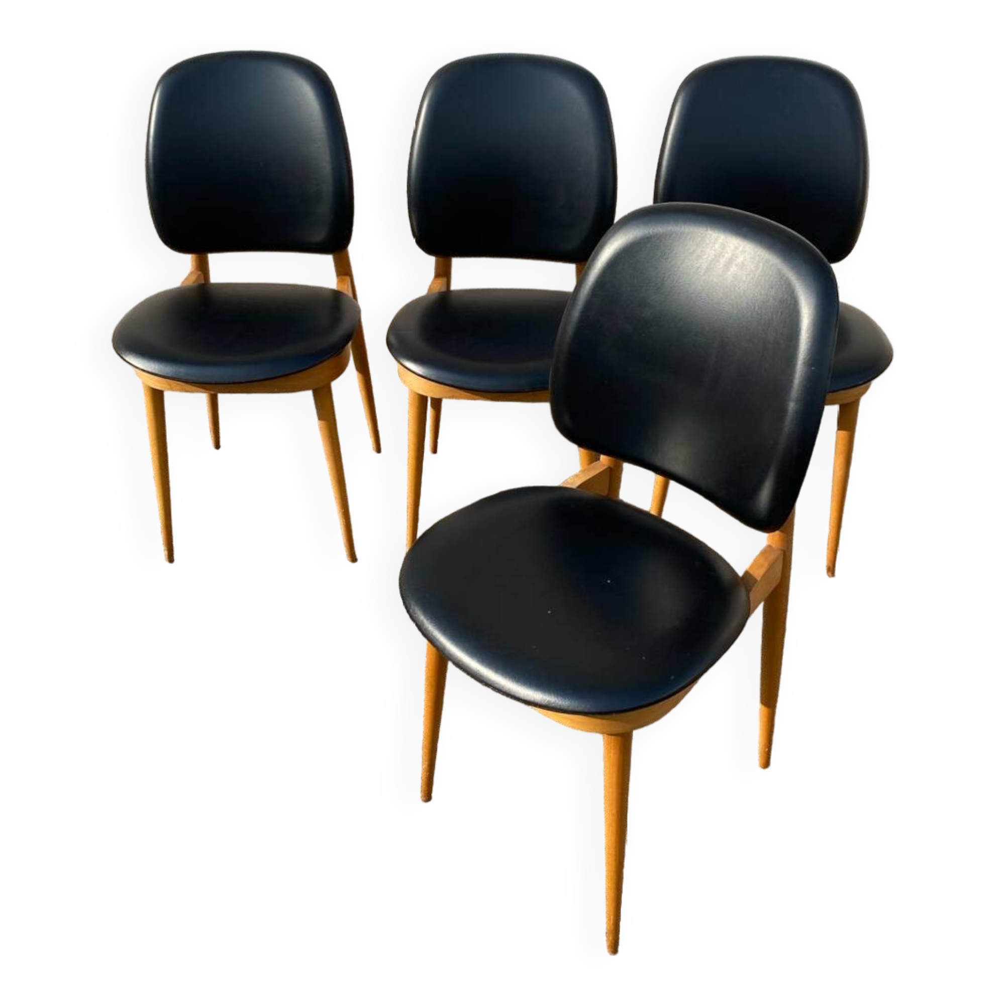 Set de 4 chaises pégase baumann
