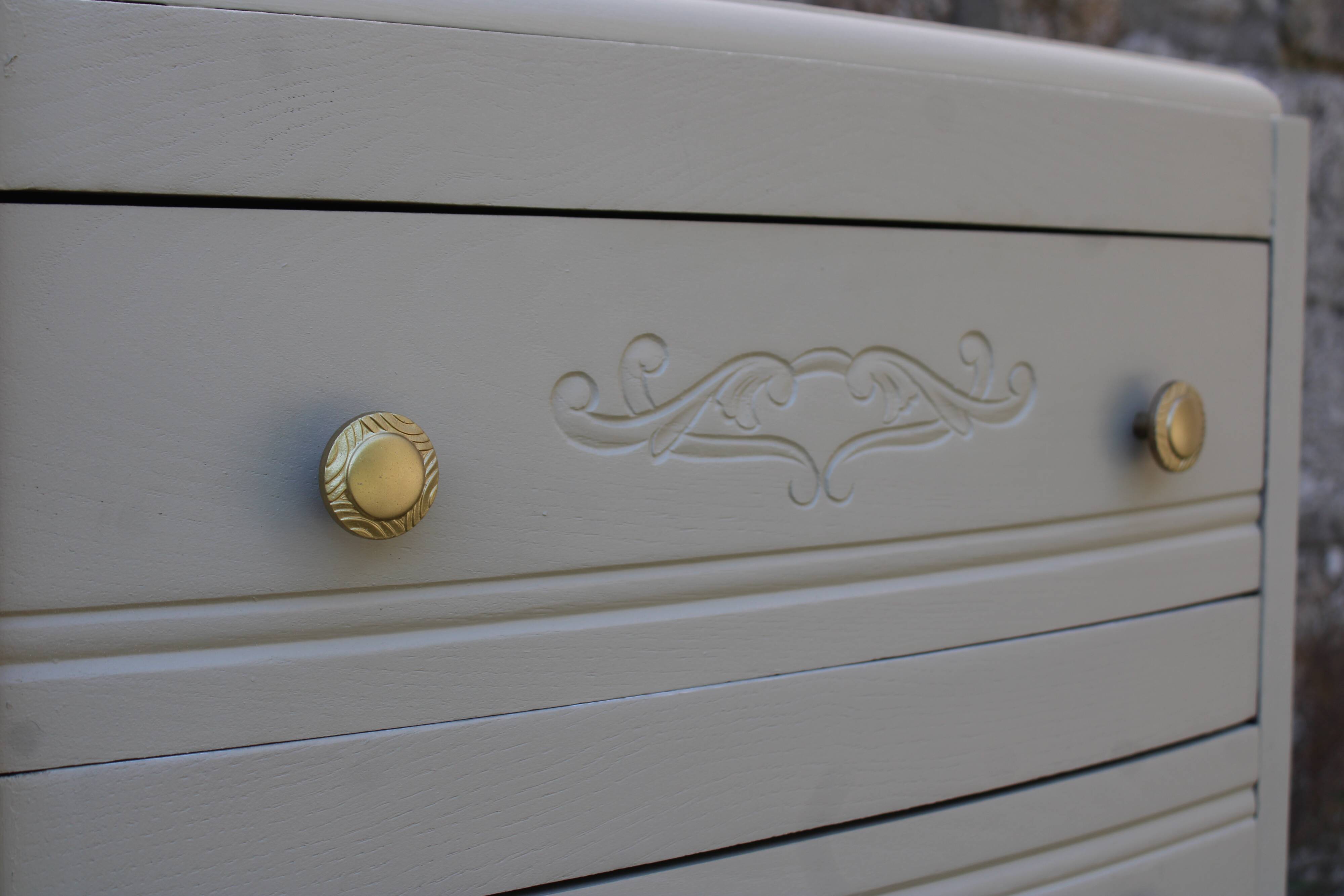 Asymmetrical art deco wardrobe