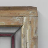 Art Deco stained glass window, 74 x 178 cm