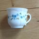 Set of 6 coffee cups model Véronica, forget-me-not