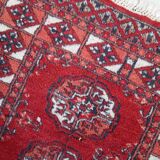 Vintage afghan Ersari handmade carpet 62cm x 88cm 1970s