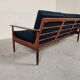 Canapé scandinave en afromosia années 60