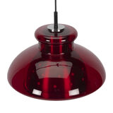 Red Glass Doria Lights Pendant Lamp
