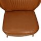 Pair of Vintage Expo 58 Cocktail Chairs, Cognac Faux Leather, Sixties