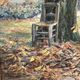 Paul Schaan (1857-1924): The Medici Fountain in the Luxembourg Gardens. Oil on canvas