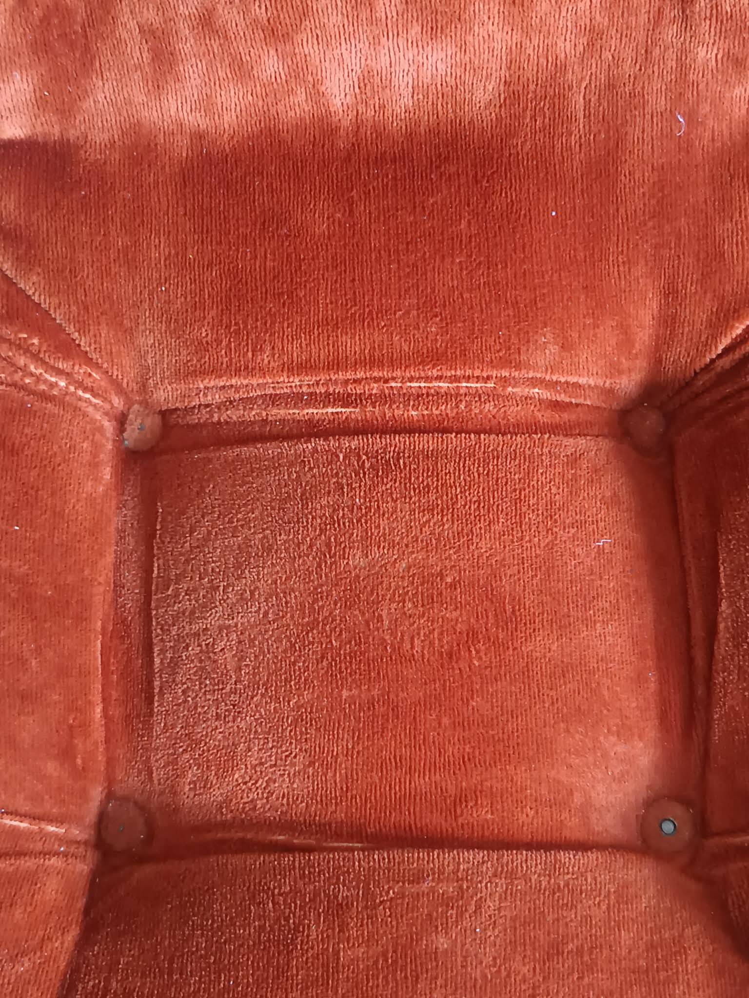 Gastone Rinaldi velvet and chrome chairs 1970