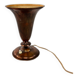 Lampe à calice en cuivre 1950