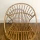 Paire de Fauteuils Rotin - Coquilles
