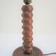 Solid wood lamp foot "diamond tip" years 40-50