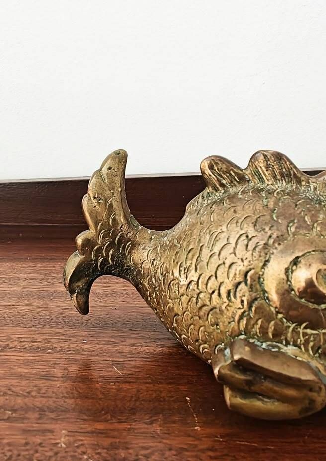 Bronze Fish Ashtray Attributed to Walter Bosse