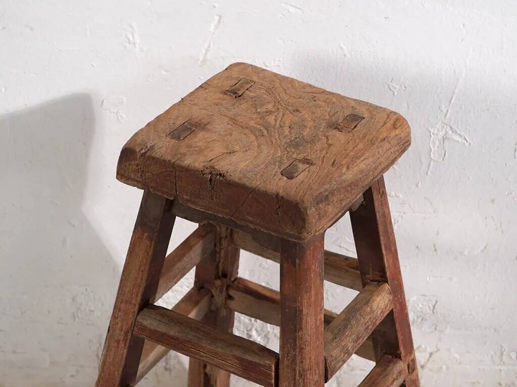 Small antique stool (c.1900) #7