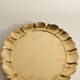 Hollywood Regency Large Oval Brass Tray by Firma Lars Holmström, Sweden 1940's