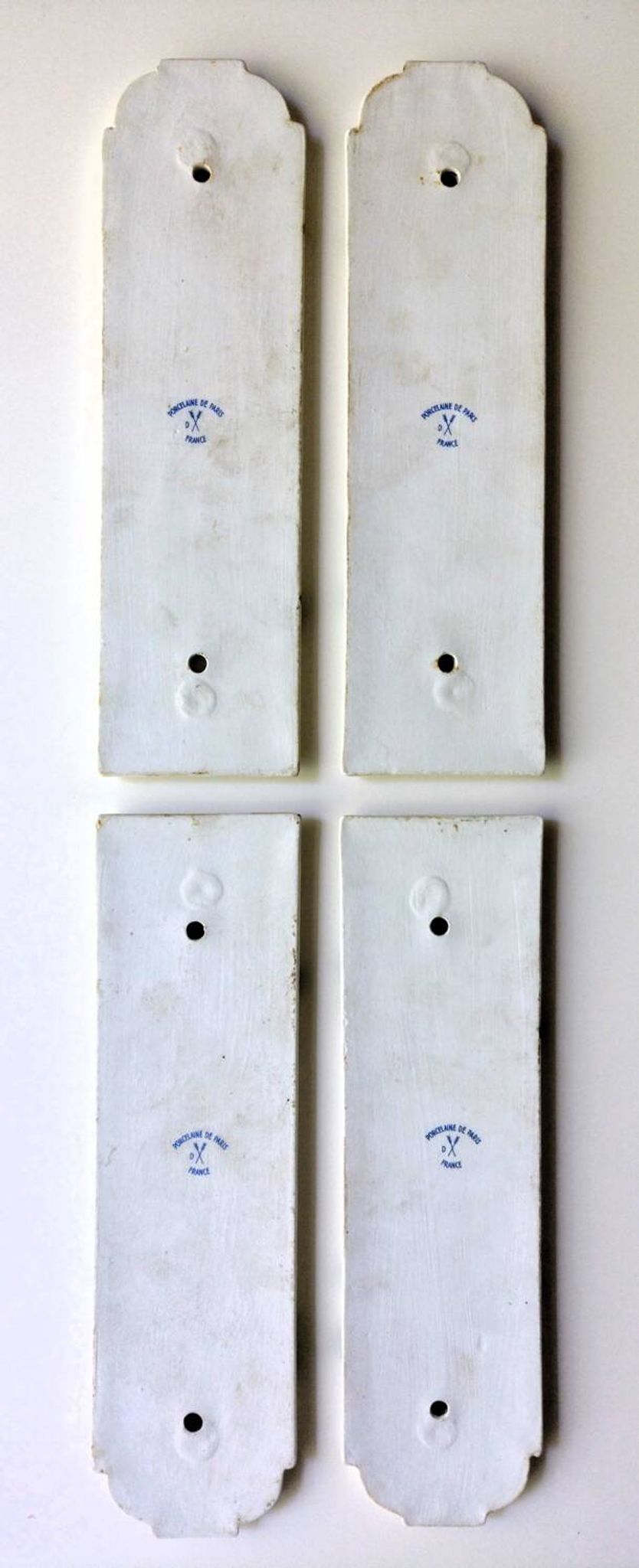 Vintage door handles appliques.