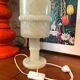 Magnificent vintage alabaster lamp from the 70s