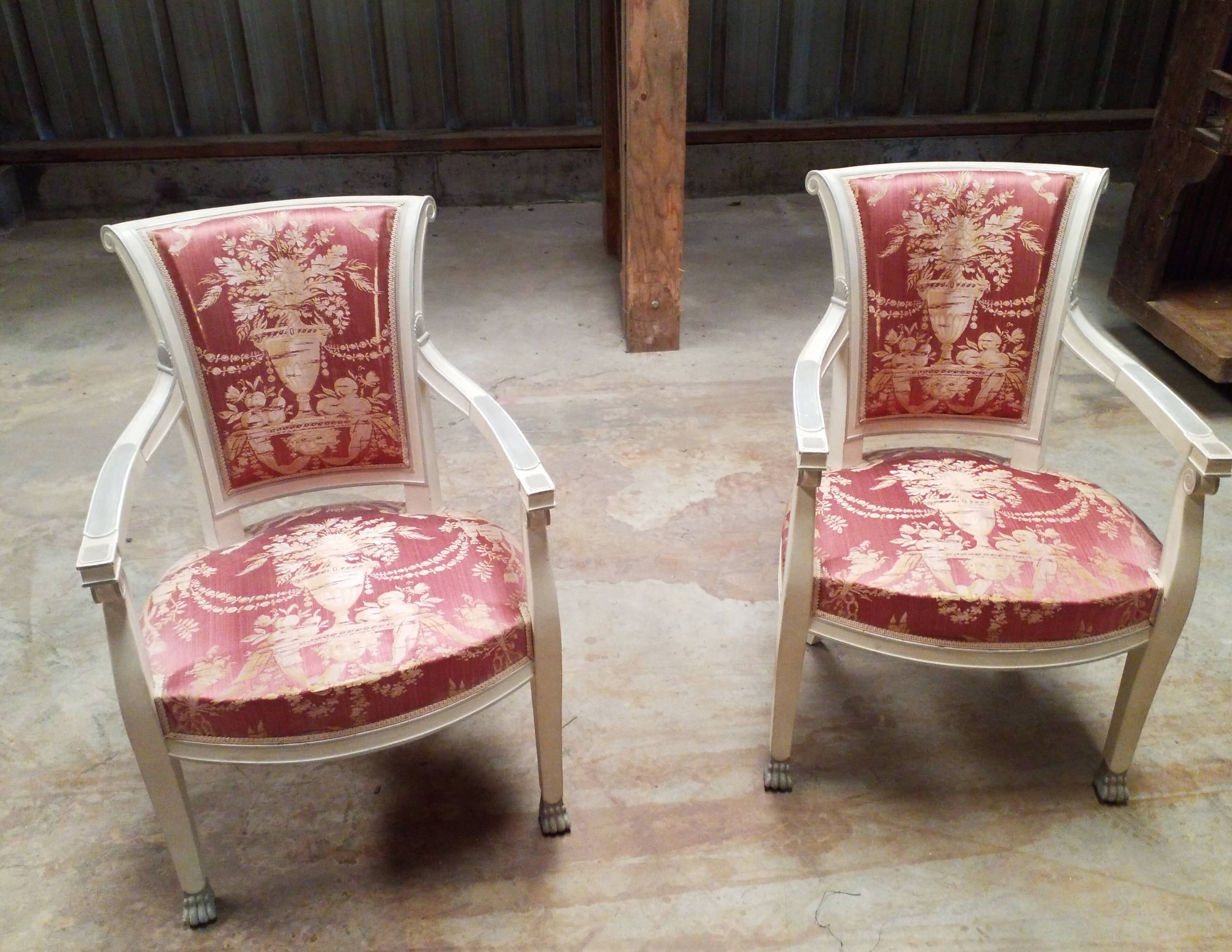 Pair of armchairs empire