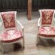 Paire de fauteuils empire
