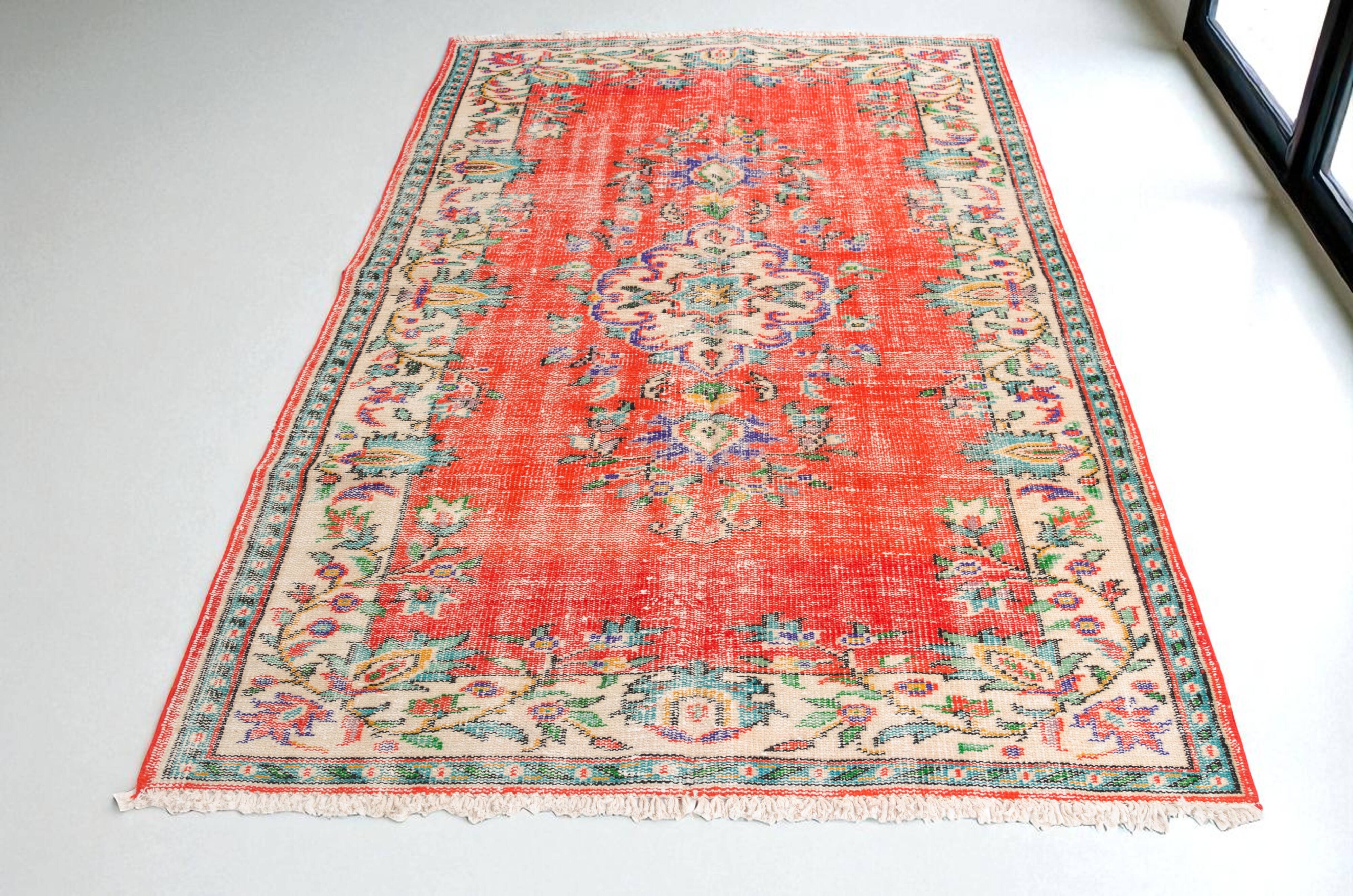 Oushak Turkish Anatolian Vintage Rug sku 2008