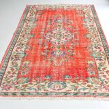 Oushak Turkish Anatolian Vintage Rug sku 2008