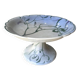Lunéville earthenware compotier by Lachenal 1900, K&G mistletoe model servant