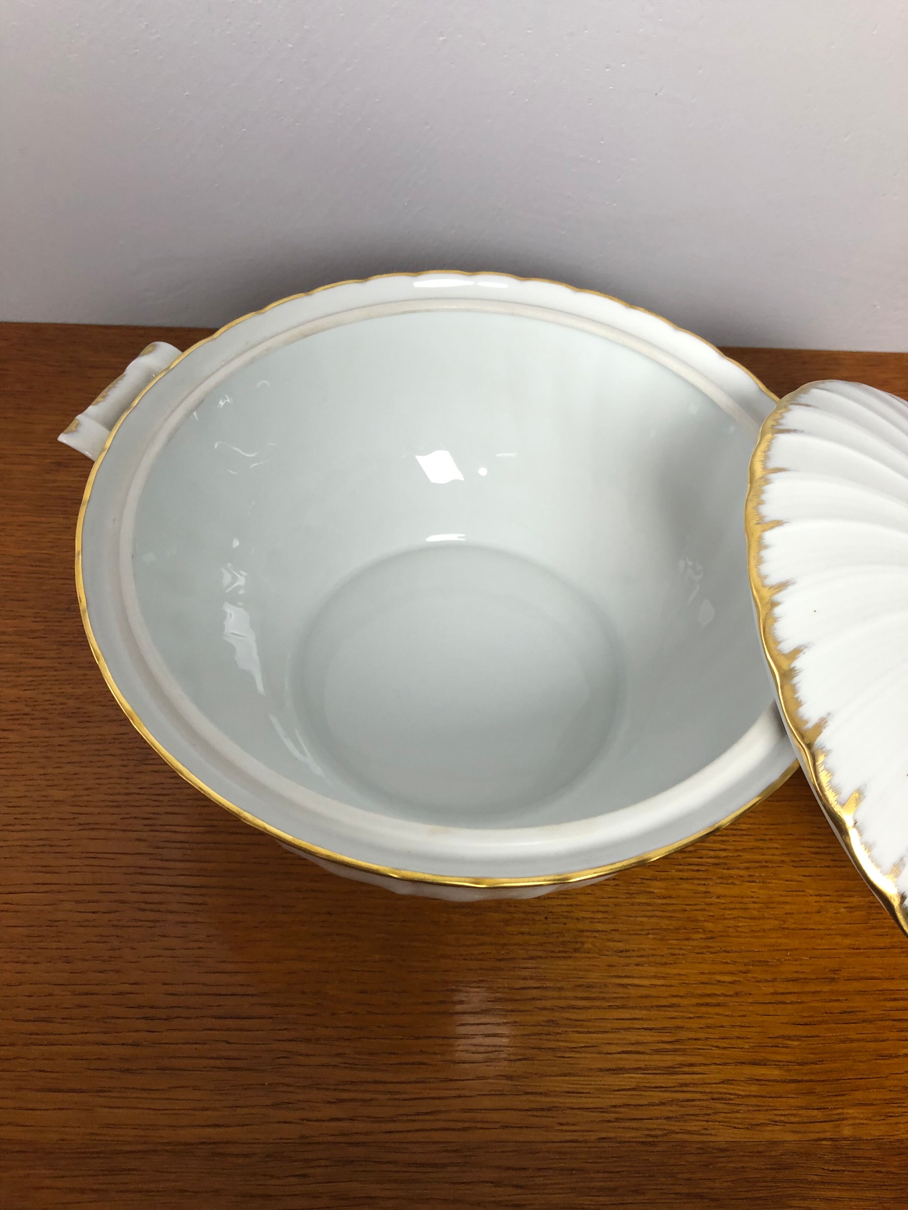 Limoges porcelain soup bowl, Bernardaud
