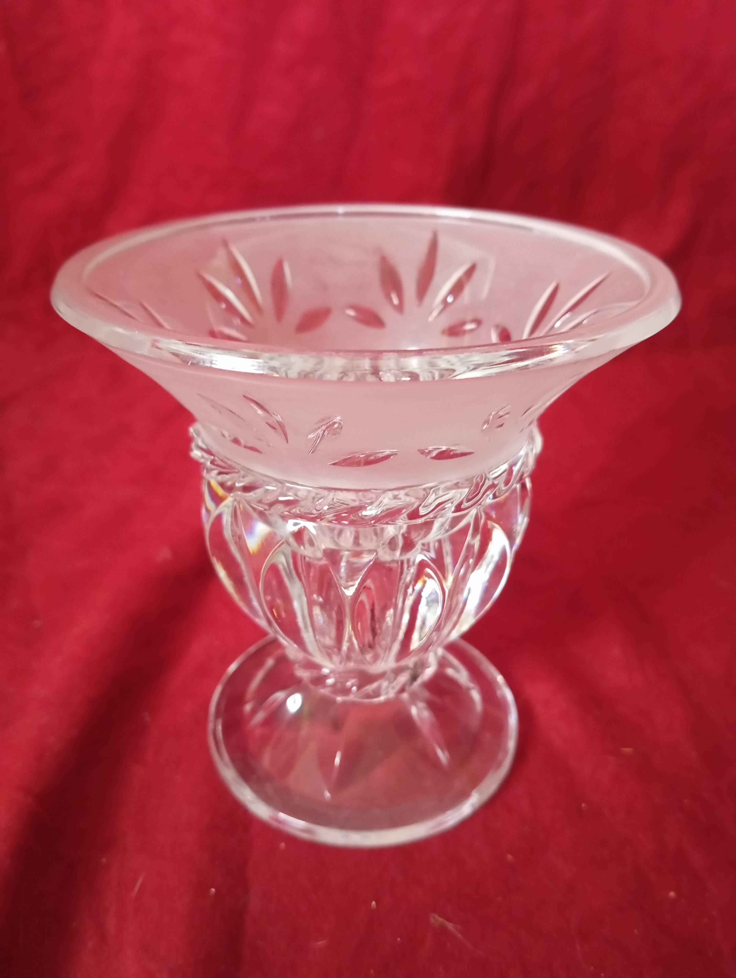 Crystal candle holder
