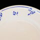 6 assiettes plates en faience de digoin sarreguemines petite fleur bleu