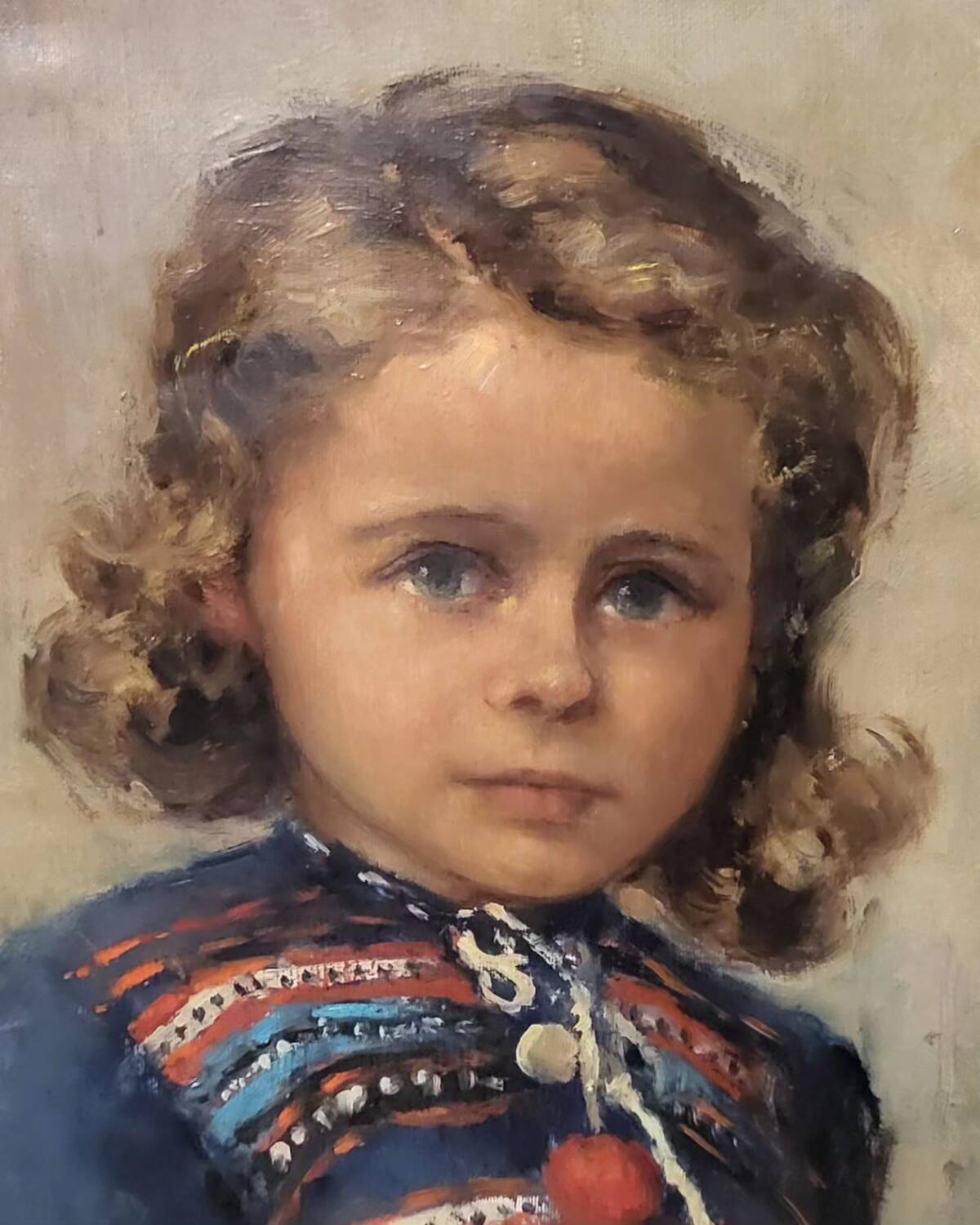 Portrait oil on canvas