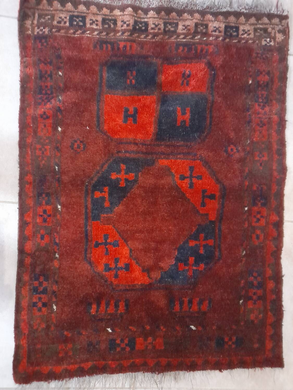 Afghan rug 96 x 68 cm