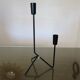 Authentic Laurids Lonborg candlestick, signed, Denmark, 50-60.