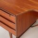 Freestanding Boomerang Writing Desk by Peter Løvig Nielsen for Løvig, 1960s