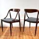 Series of 4 scandinavian chairs in rio Johannes Andersen rosewood 1960