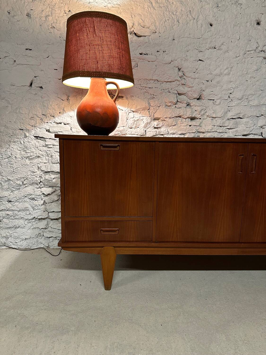 Vintage Scandinavian teak sideboard