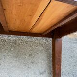 Solid wood desk with 1 drawer 75x52cm