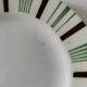 8 vintage flat plates Sarreguemines Digoin model 5329