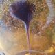 Bubble glass vase
