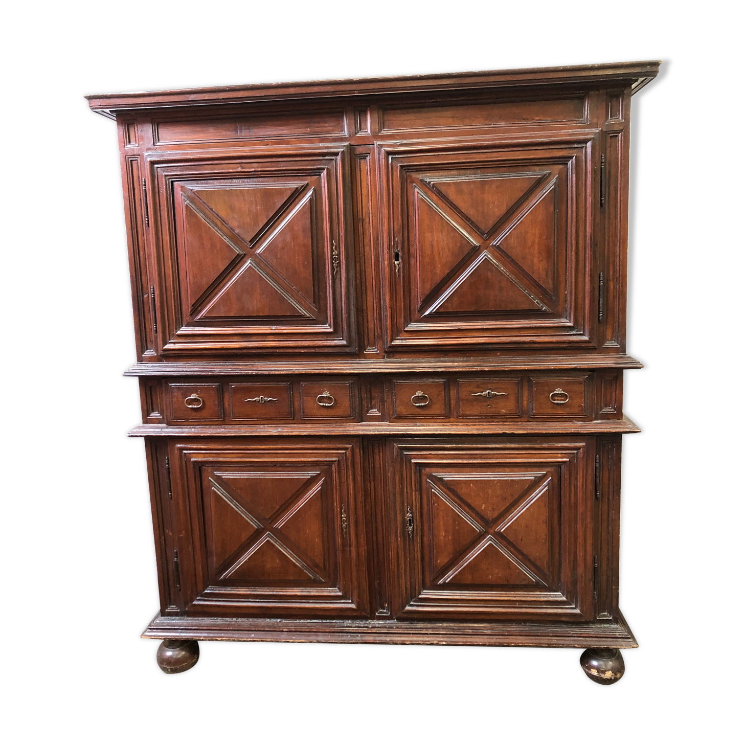 Buffet  2 corps ancien 17/18 éme siècle