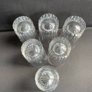 6 Baccarat wine goblets Spear service