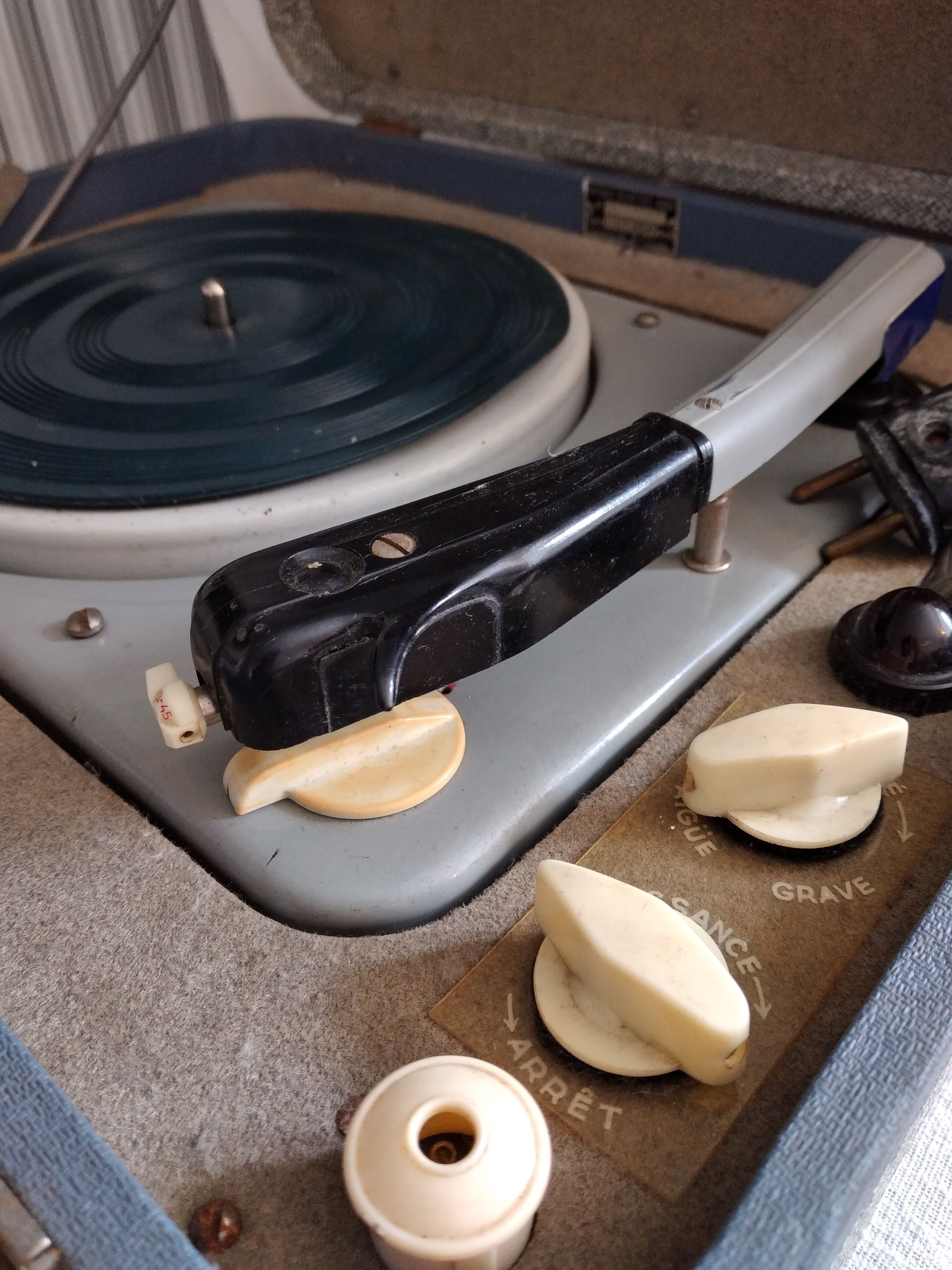 Record player Barthe 60s