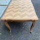 Louis XV extendable dining table, 20th century, renovated in solid oak, 245cm