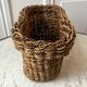 Vintage woven rope basket