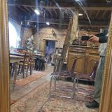 Mirror Louis Philippe 19th gold 144h/106l cms