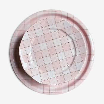 Lot de 10 assiettes et 1 plat