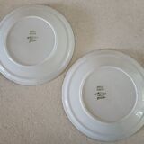 2 plates Argenteuil Boch La Louvière