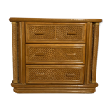 Bamboo chest of drawers