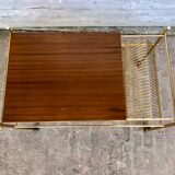 Vinyl rack service, brass magazine holders