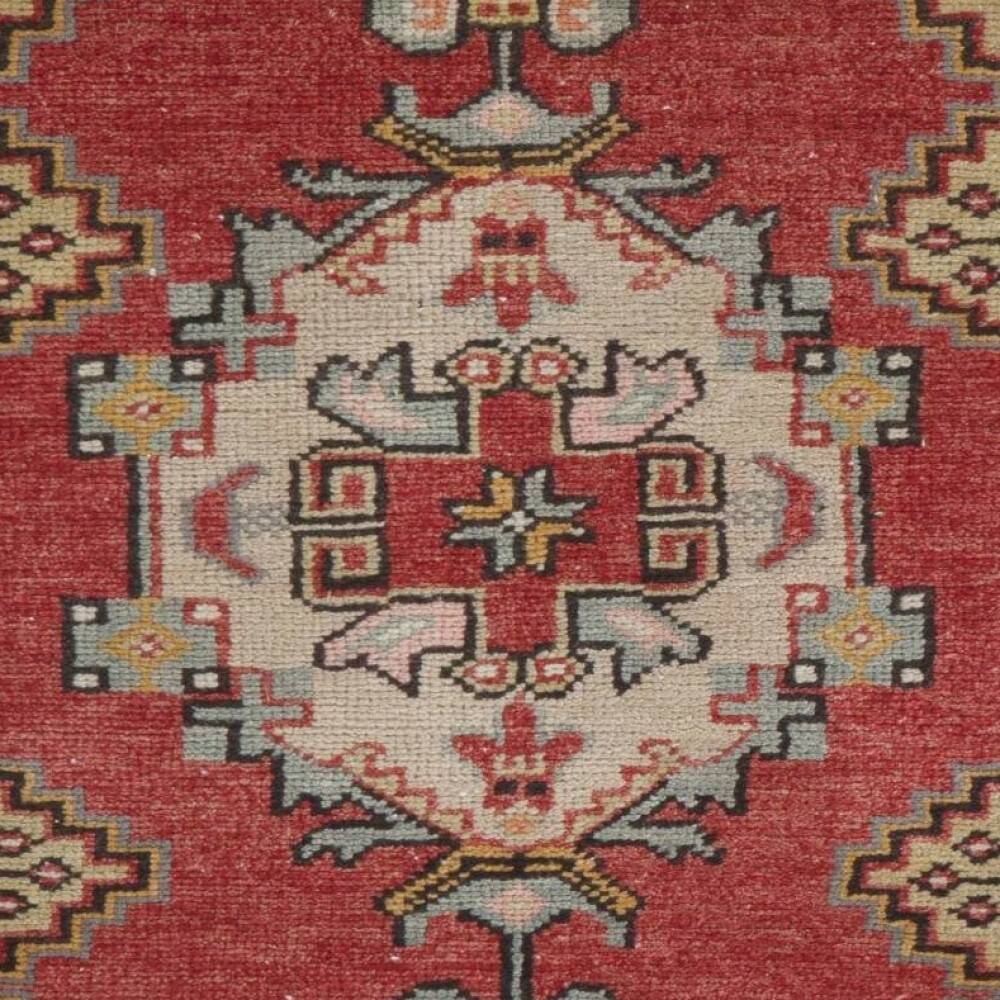 Hand-knotted Small Rug. Vintage Door Mat. Turkish Wool Seat Cover. Entryway Mat. Kitchen Rug