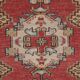 Hand-knotted Small Rug. Vintage Door Mat. Turkish Wool Seat Cover. Entryway Mat. Kitchen Rug