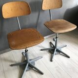 Set of Friso Kramer Work Chairs 70's