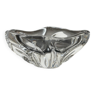 Crystal design catchall signed Daum France