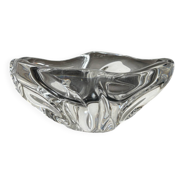 Crystal design catchall signed Daum France